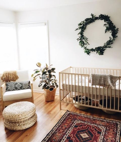 boho baby room