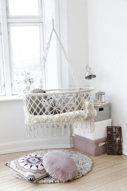 boho baby room