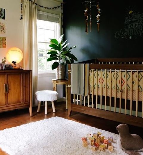 boho baby room