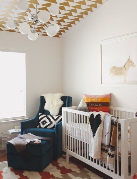 boho baby room