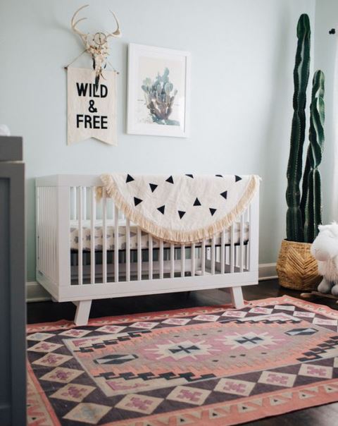 boho baby room