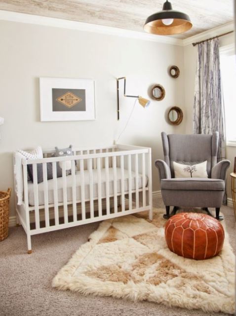 boho baby room