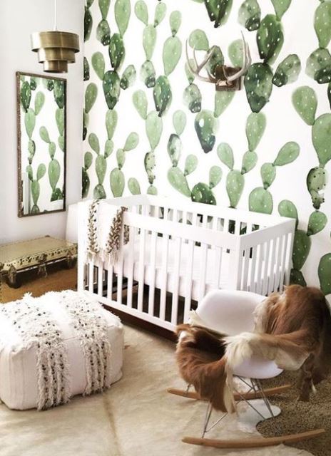 boho baby room