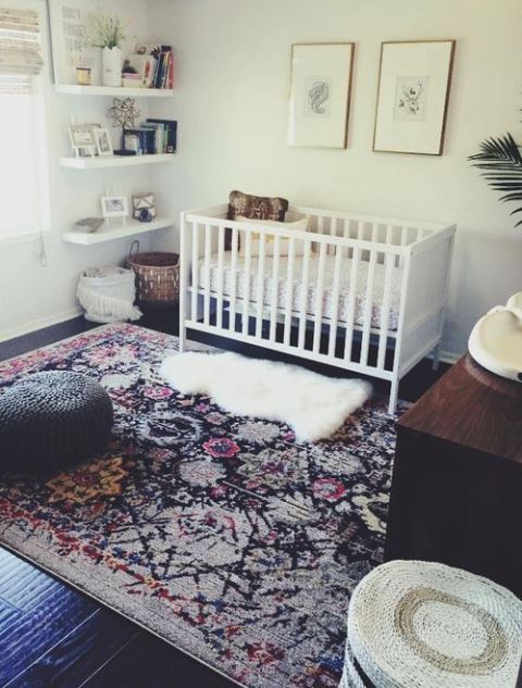 boho baby room