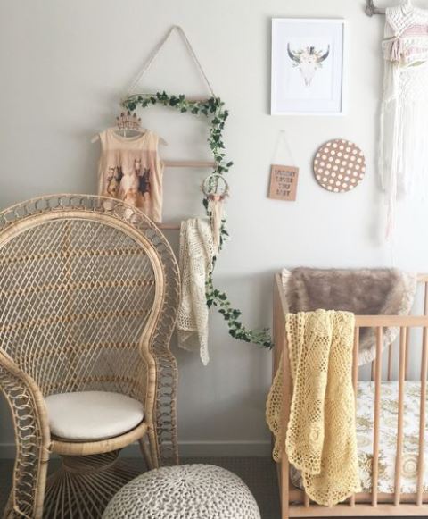 boho baby room