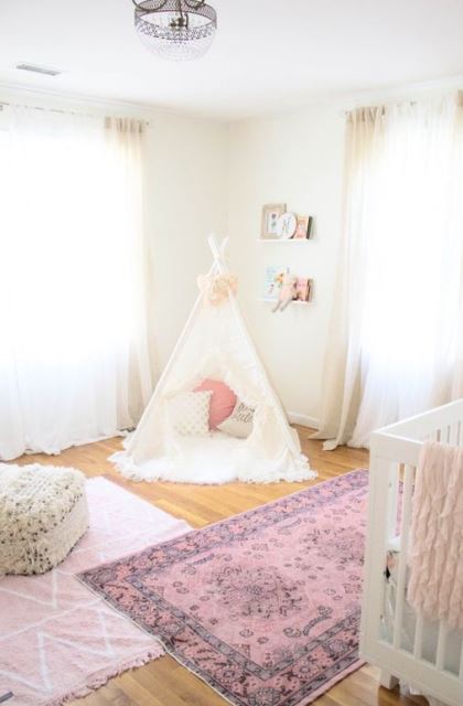 boho baby room